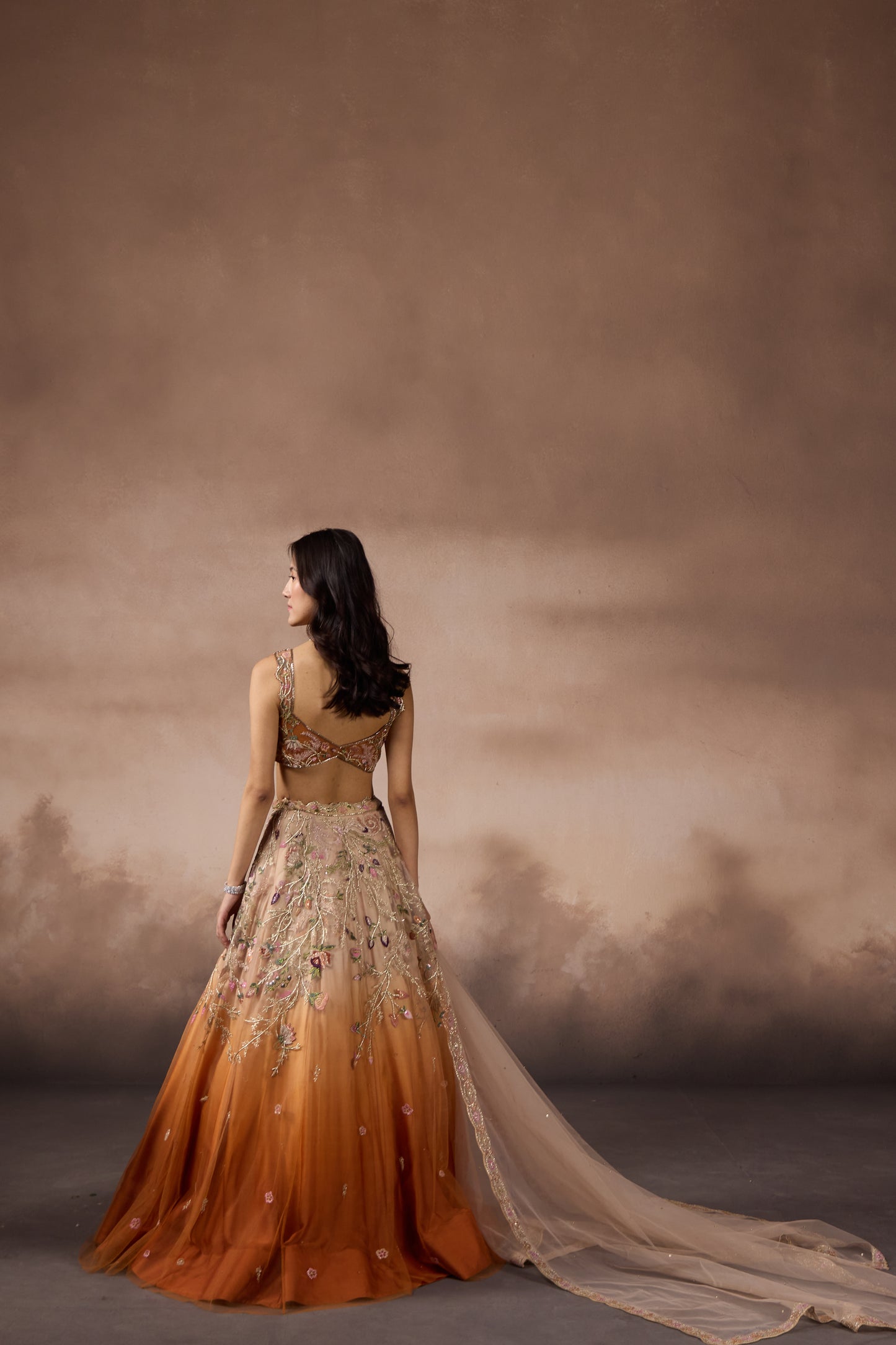 Lila Lehenga Set