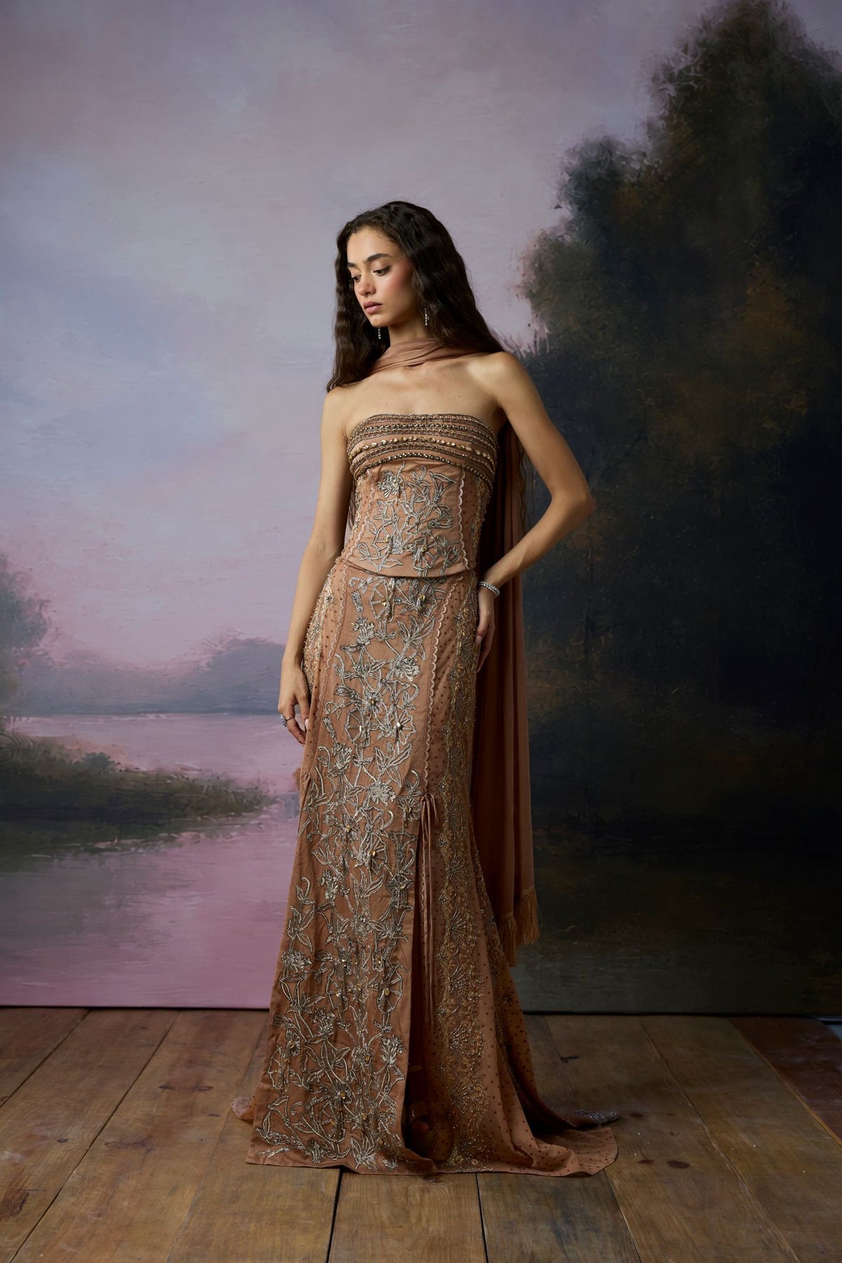 Ember Lehenga