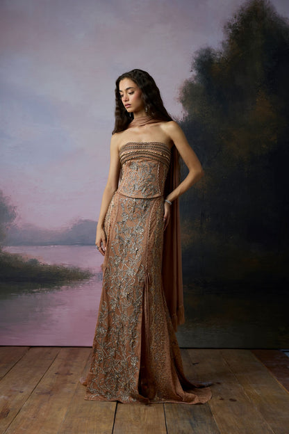 Ember Lehenga