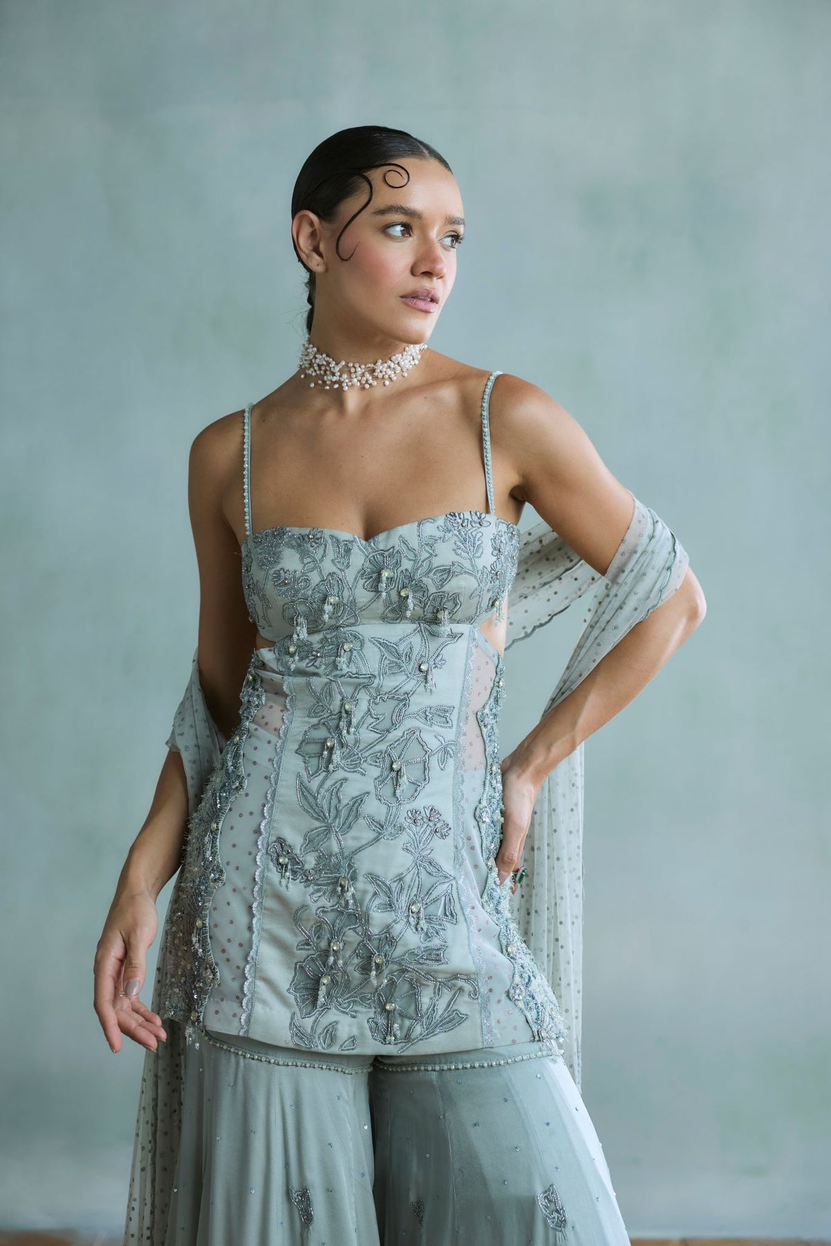 Opaline Sharara Set