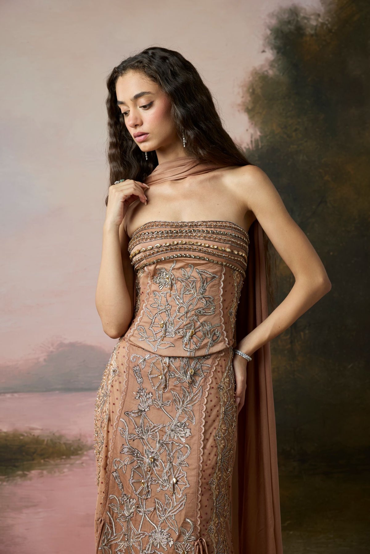 Ember Lehenga