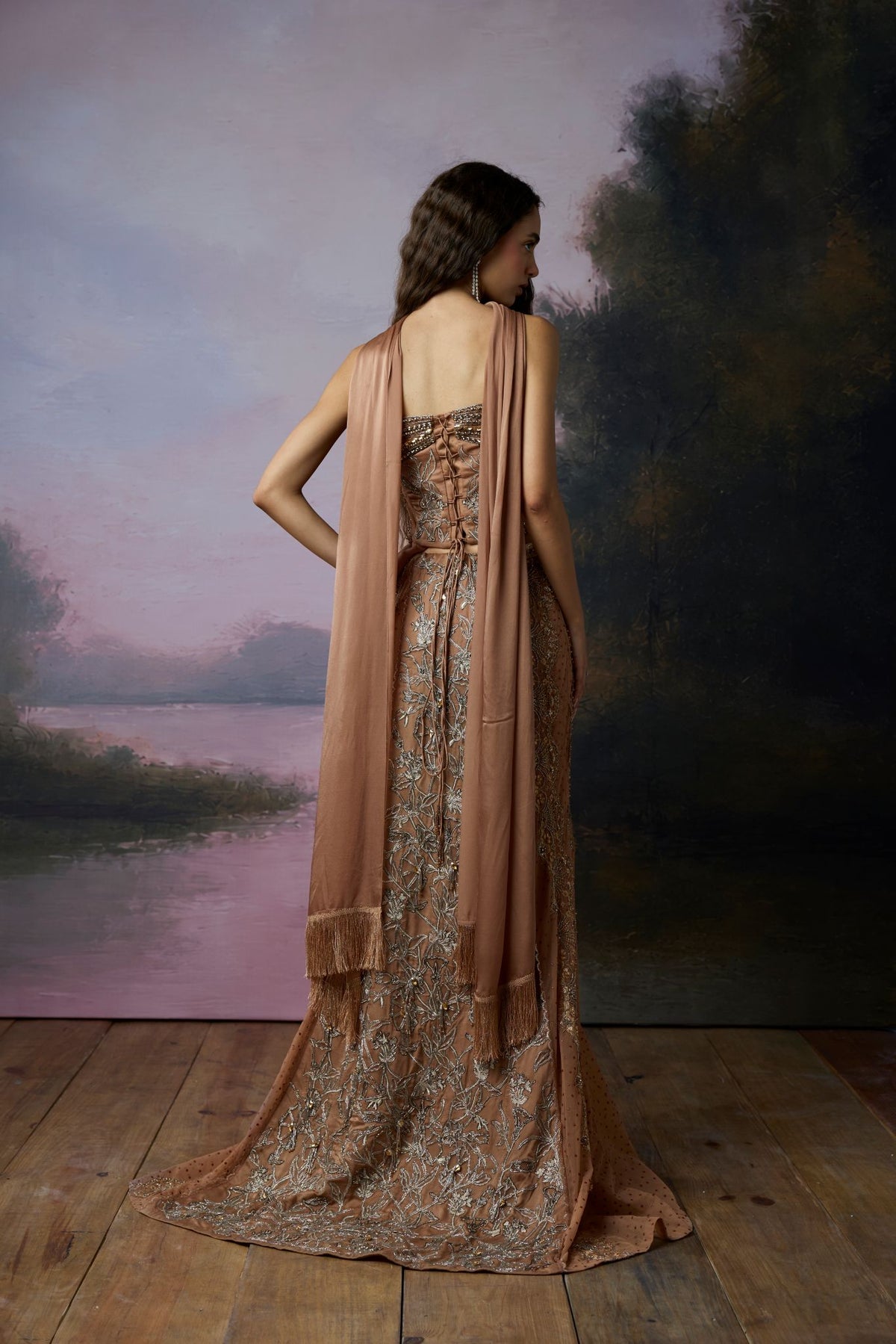 Ember Lehenga