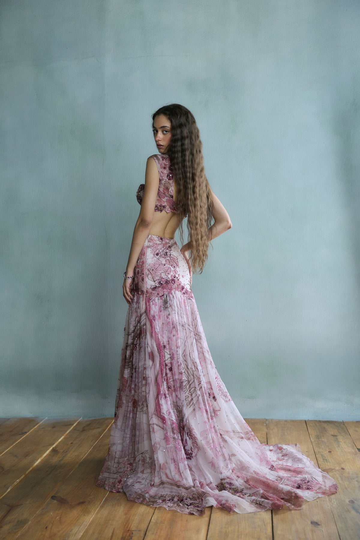 Rosette Lehenga