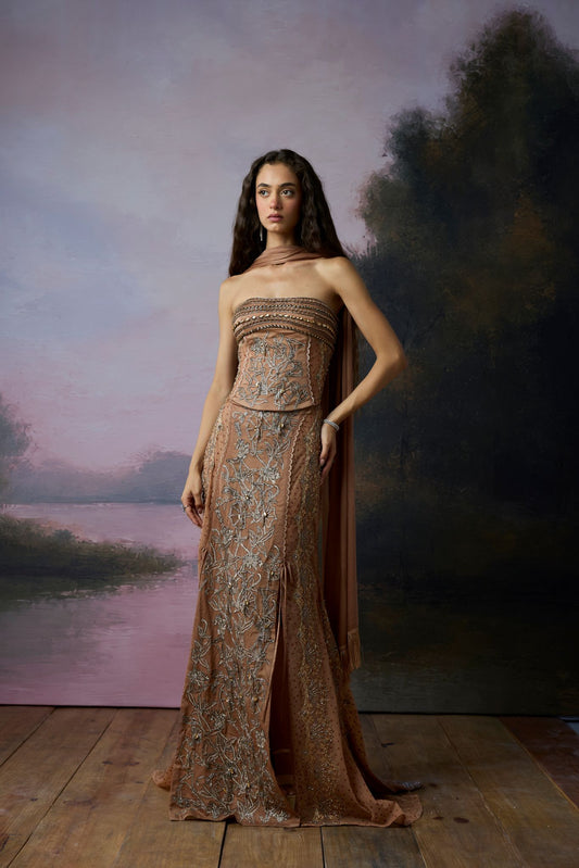 Ember Lehenga